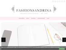 Tablet Screenshot of fashionsandrina.com